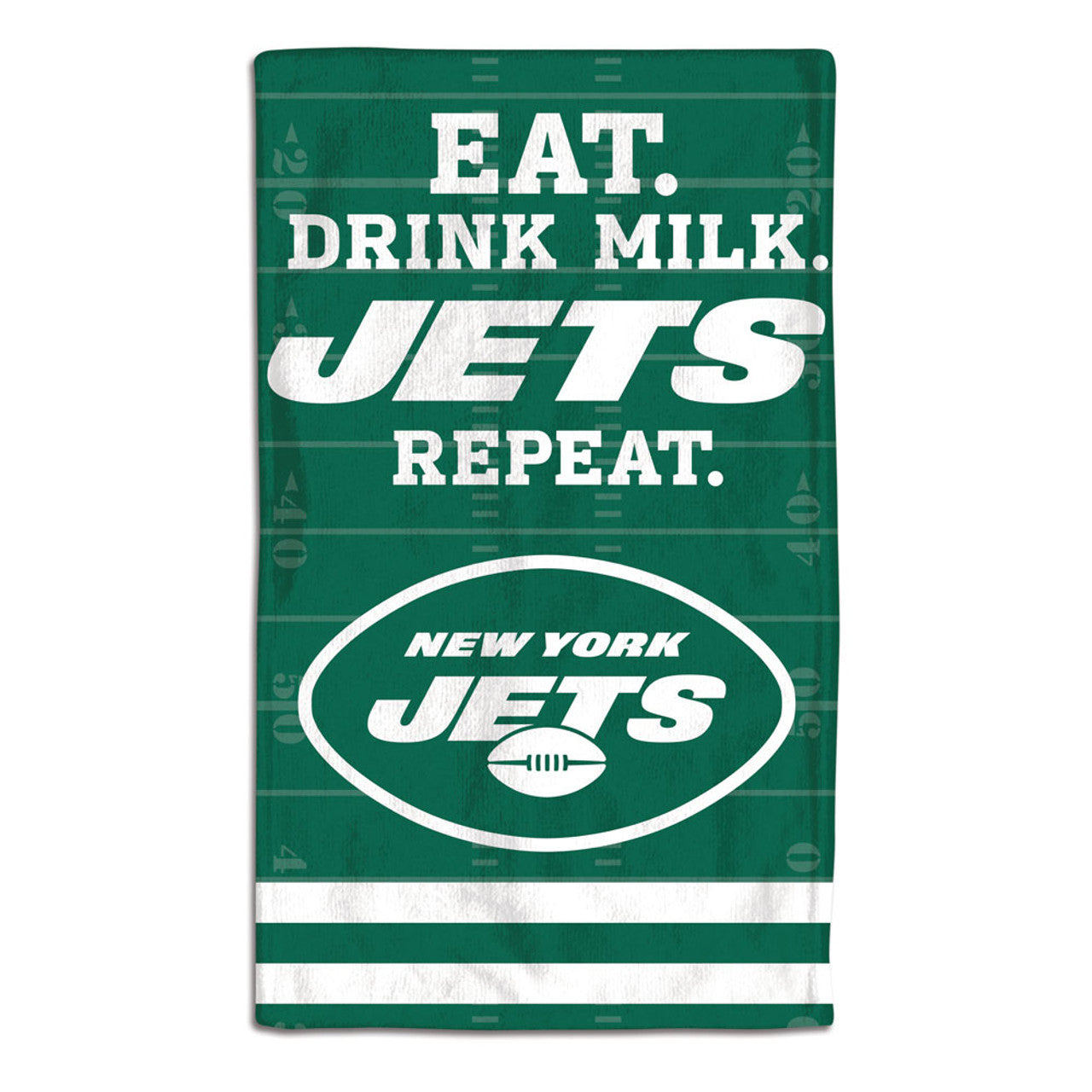 New York Jets Baby Burp Cloth 10x17