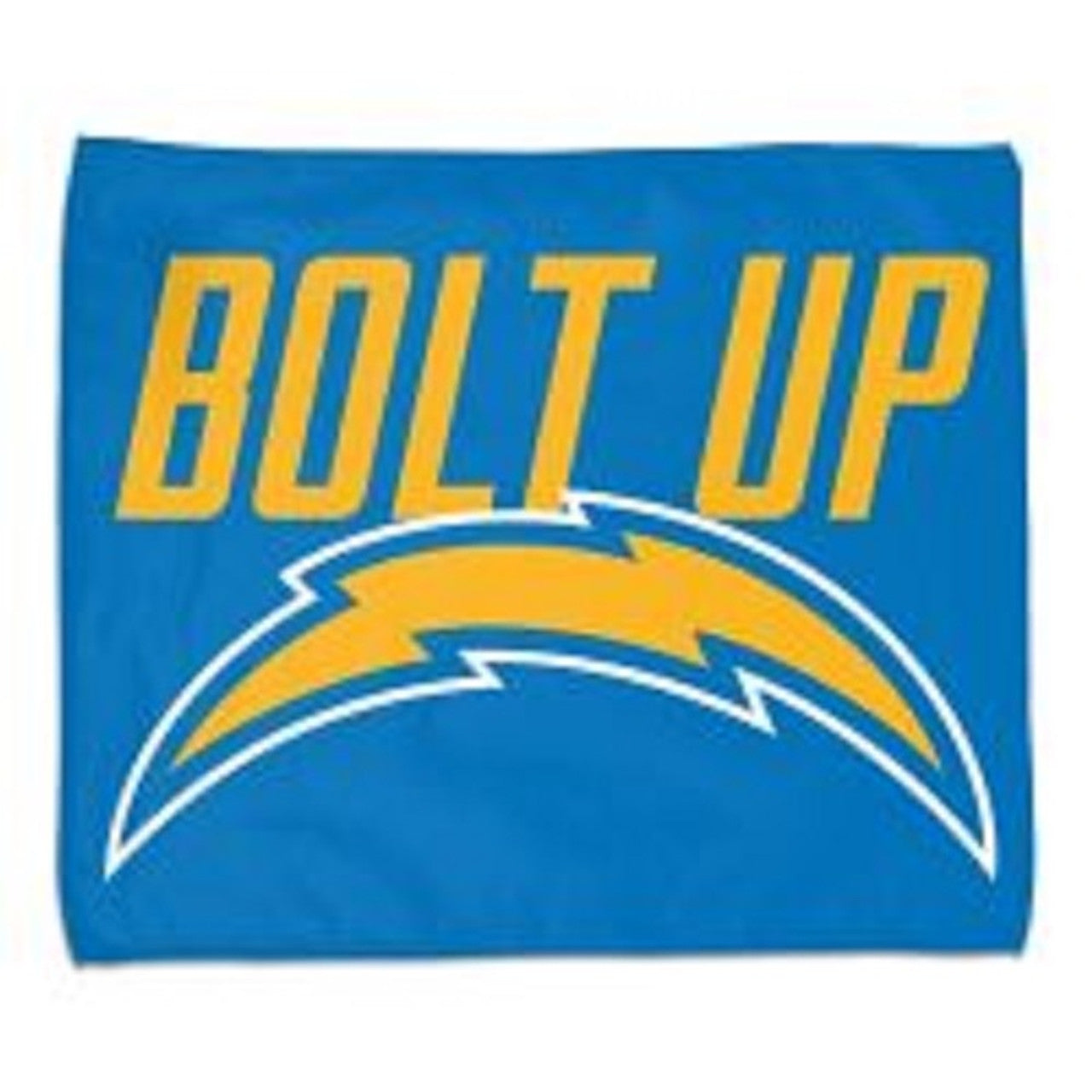 Los Angeles Chargers Towel 15x18 Rally Style Full Color