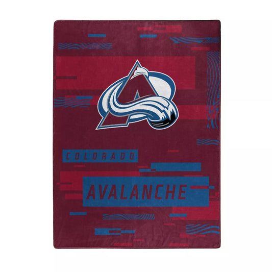 Colorado Avalanche Blanket 60x80 Raschel Digitize Design