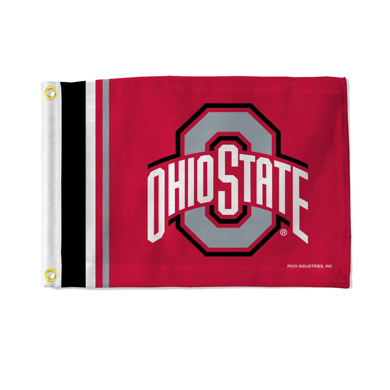 Ohio State Buckeyes Flag 12x17 Striped Utility