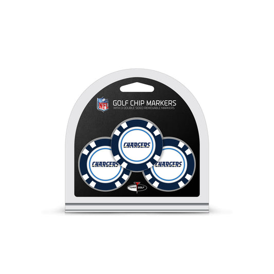 Los Angeles Chargers Golf Chip with Marker 3 Pack