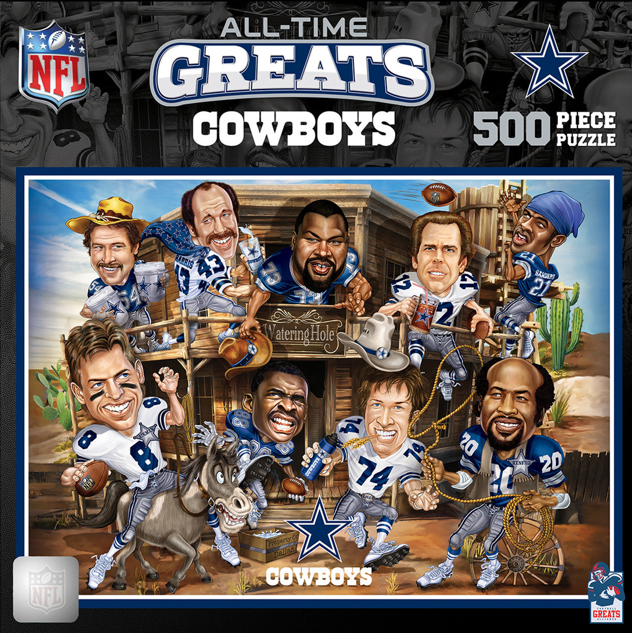 Dallas Cowboys Puzzle 500 Piece All-Time Greats