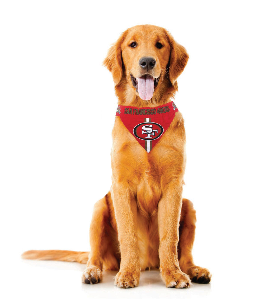 San Francisco 49ers Pet Bandanna Size XS