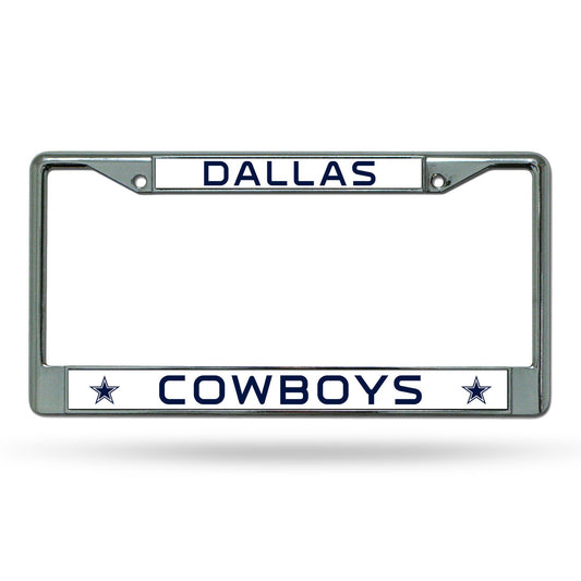 Dallas Cowboys License Plate Frame Chrome