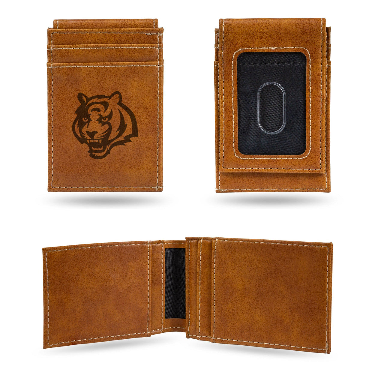 Cincinnati Bengals Wallet Front Pocket Laser Engraved