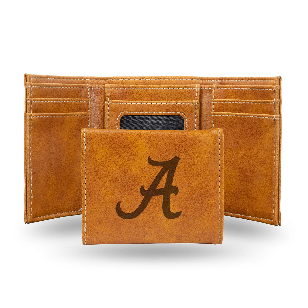 Alabama Crimson Tide Wallet Trifold Laser Engraved