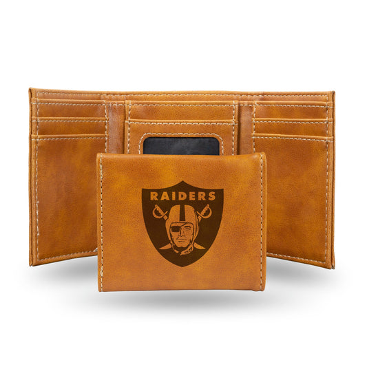 Las Vegas Raiders Wallet Trifold Laser Engraved