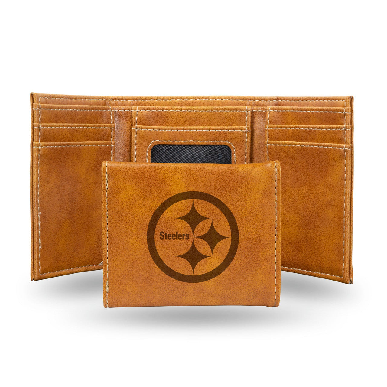 Pittsburgh Steelers Wallet Trifold Laser Engraved