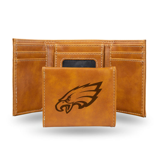 Philadelphia Eagles Wallet Trifold Laser Engraved