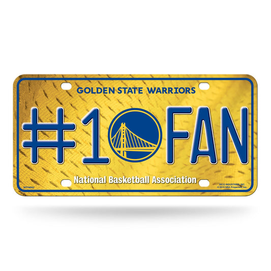 Golden State Warriors License Plate #1 Fan