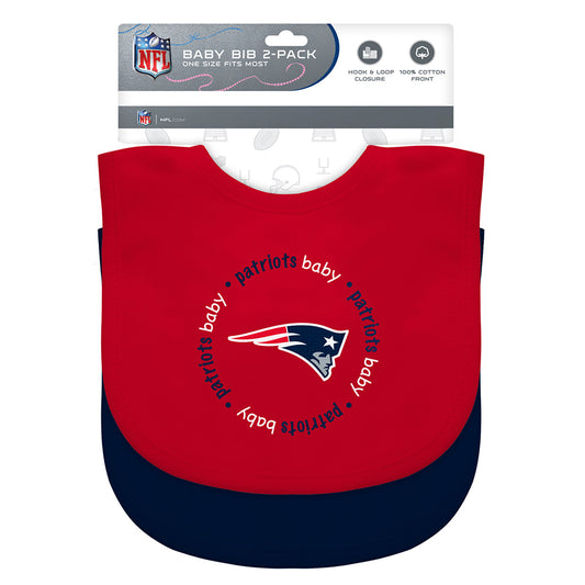 New England Patriots Baby Bib 2 Pack