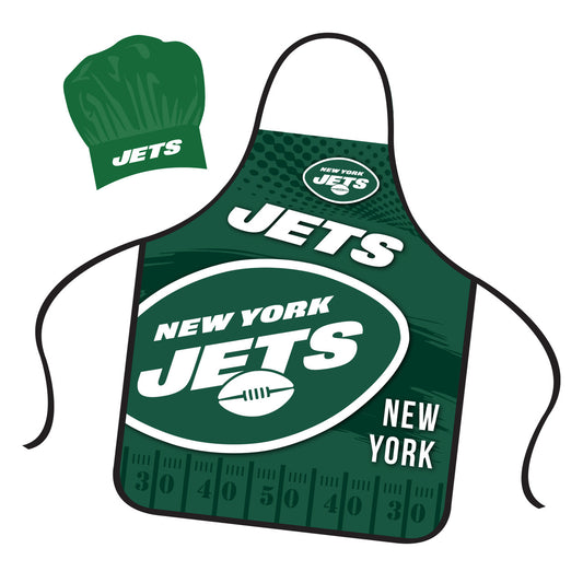 New York Jets Chef Hat and Apron Set