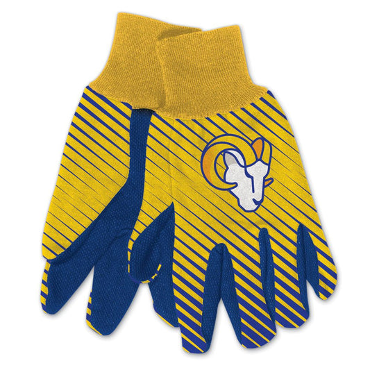 Los Angeles Rams Two Tone Adult Size Gloves