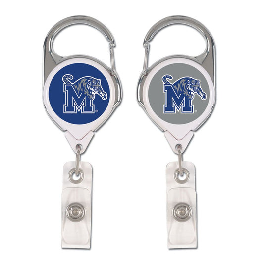 Memphis Tigers Badge Holder Premium Retractable