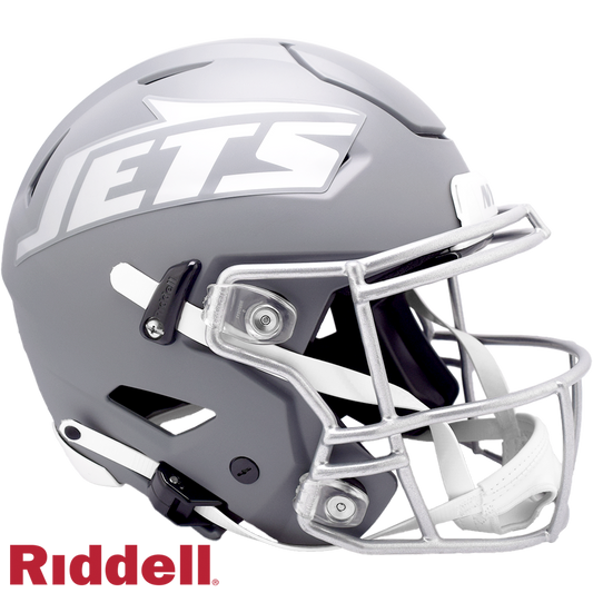 New York Jets Helmet Riddell Authentic Full Size SpeedFlex Style Slate Alternate 2024