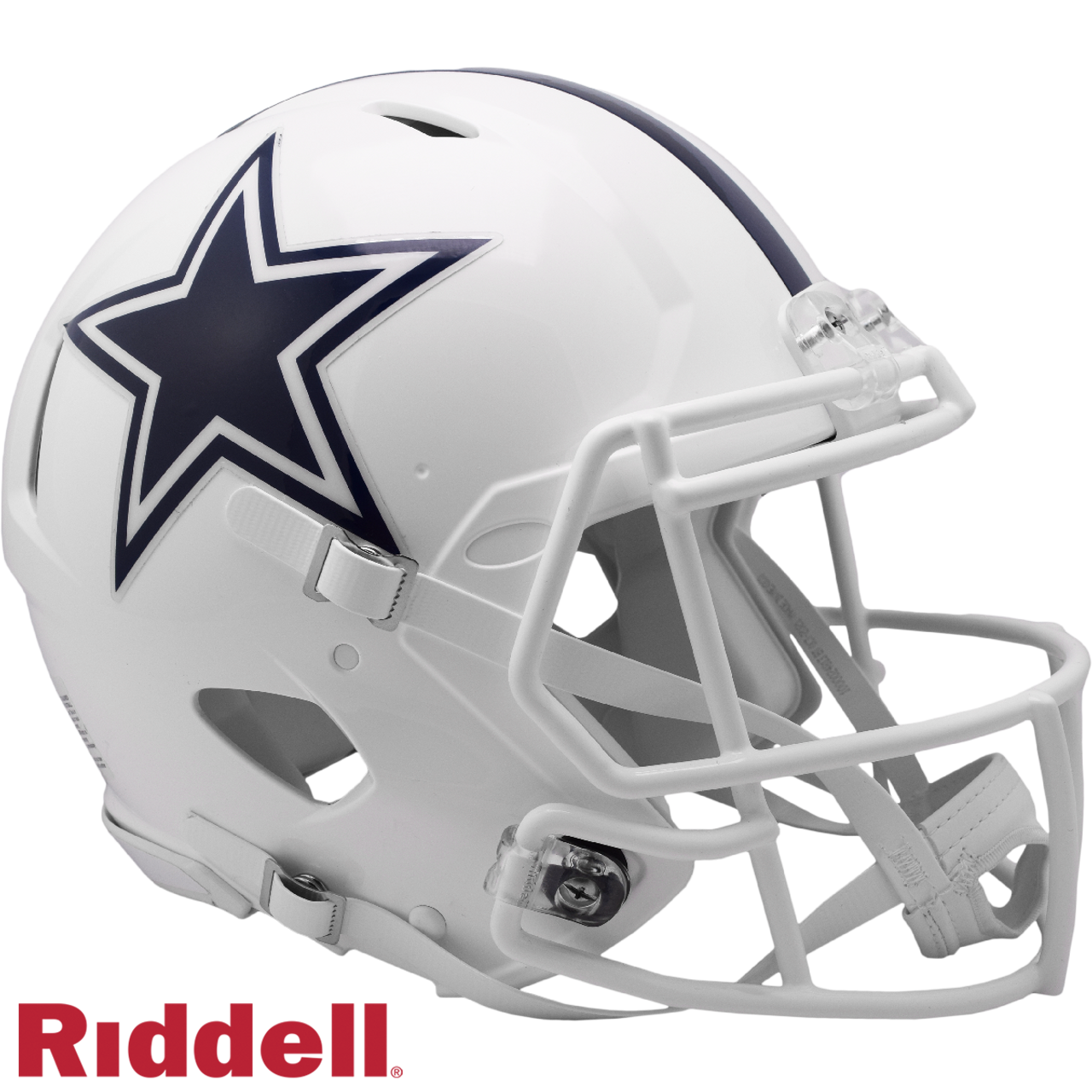 Dallas Cowboys Helmet Riddell Authentic Full Size Speed Style On-Field Alternate