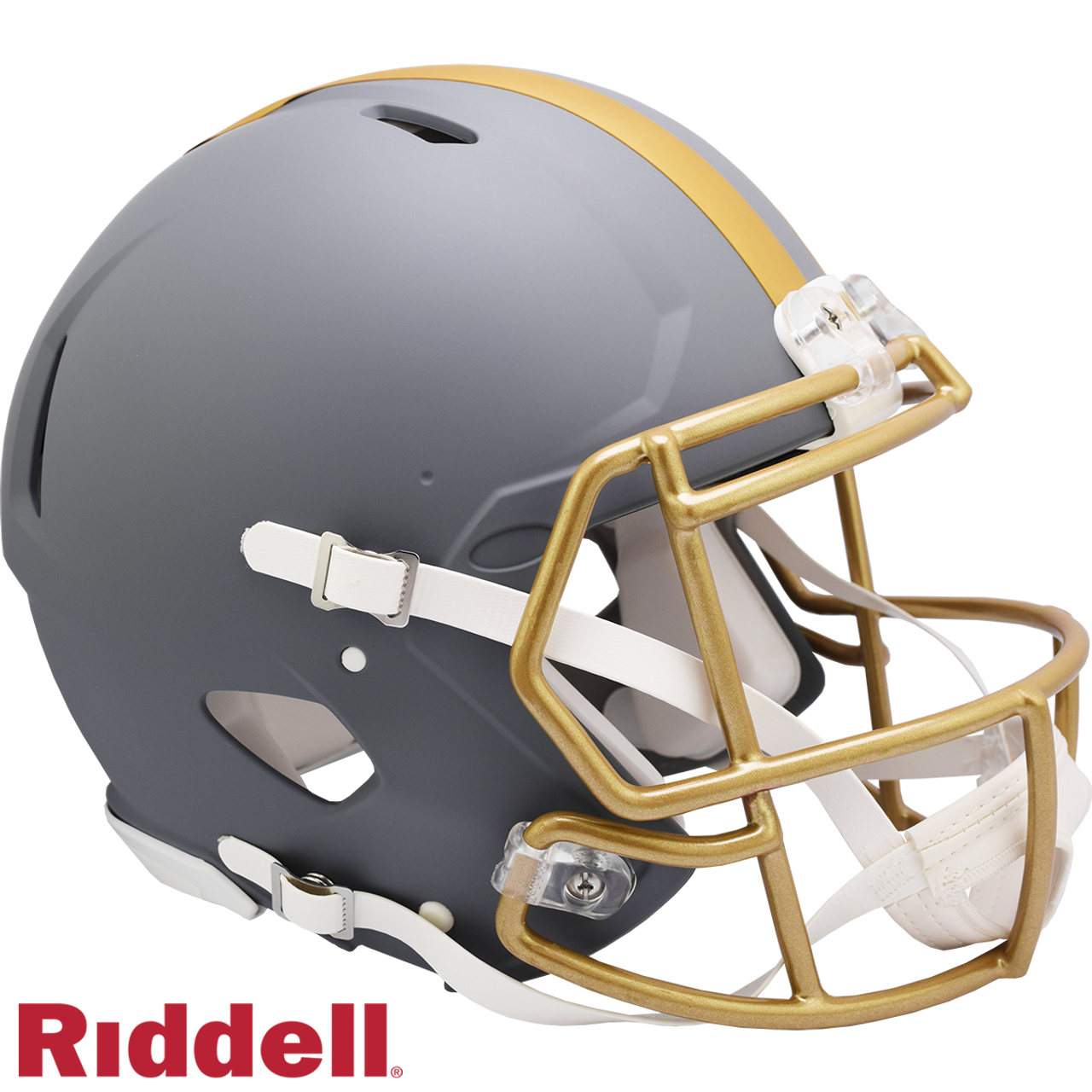 Cleveland Browns Helmet Riddell Authentic Full Size Speed Style Slate Alternate