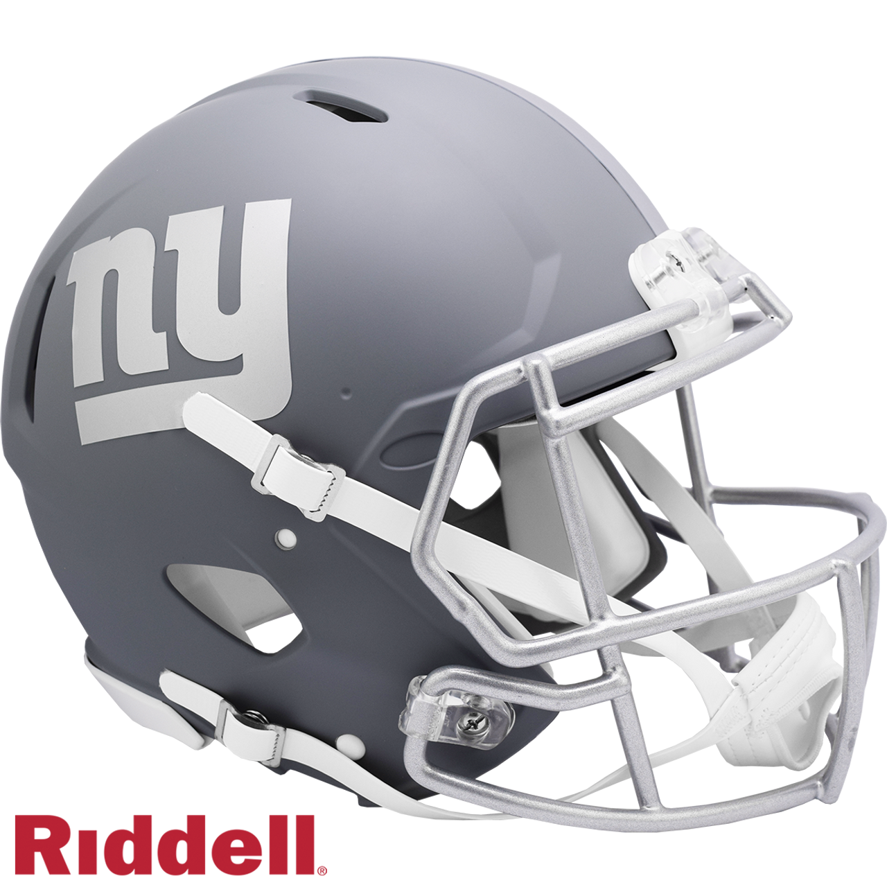 New York Giants Helmet Riddell Authentic Full Size Speed Style Slate Alternate