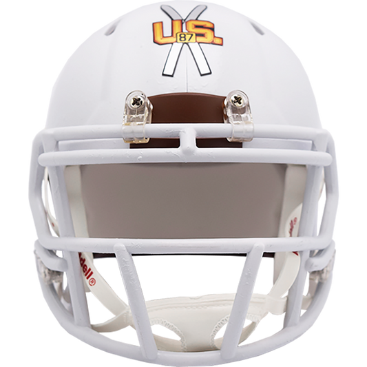 Army Black Knights Helmet Riddell Replica Mini Speed Style Navy Game 2017