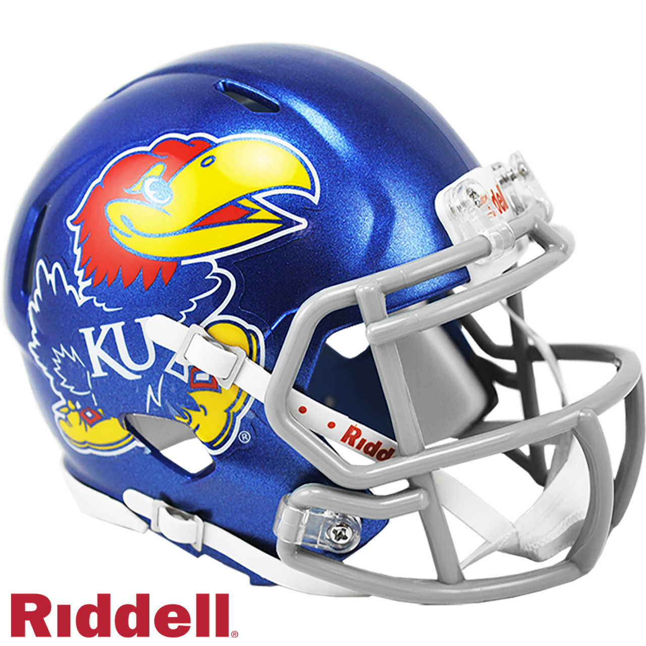 Kansas Jayhawks Helmet Riddell Replica Mini Speed Style