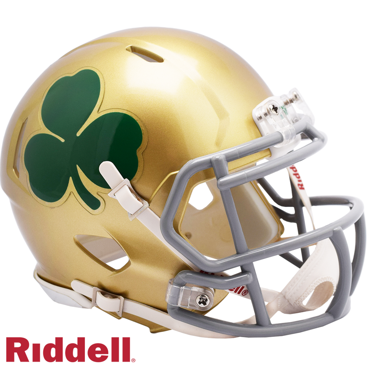 Notre Dame Fighting Irish Helmet Riddell Replica Mini Speed Style Shamrock