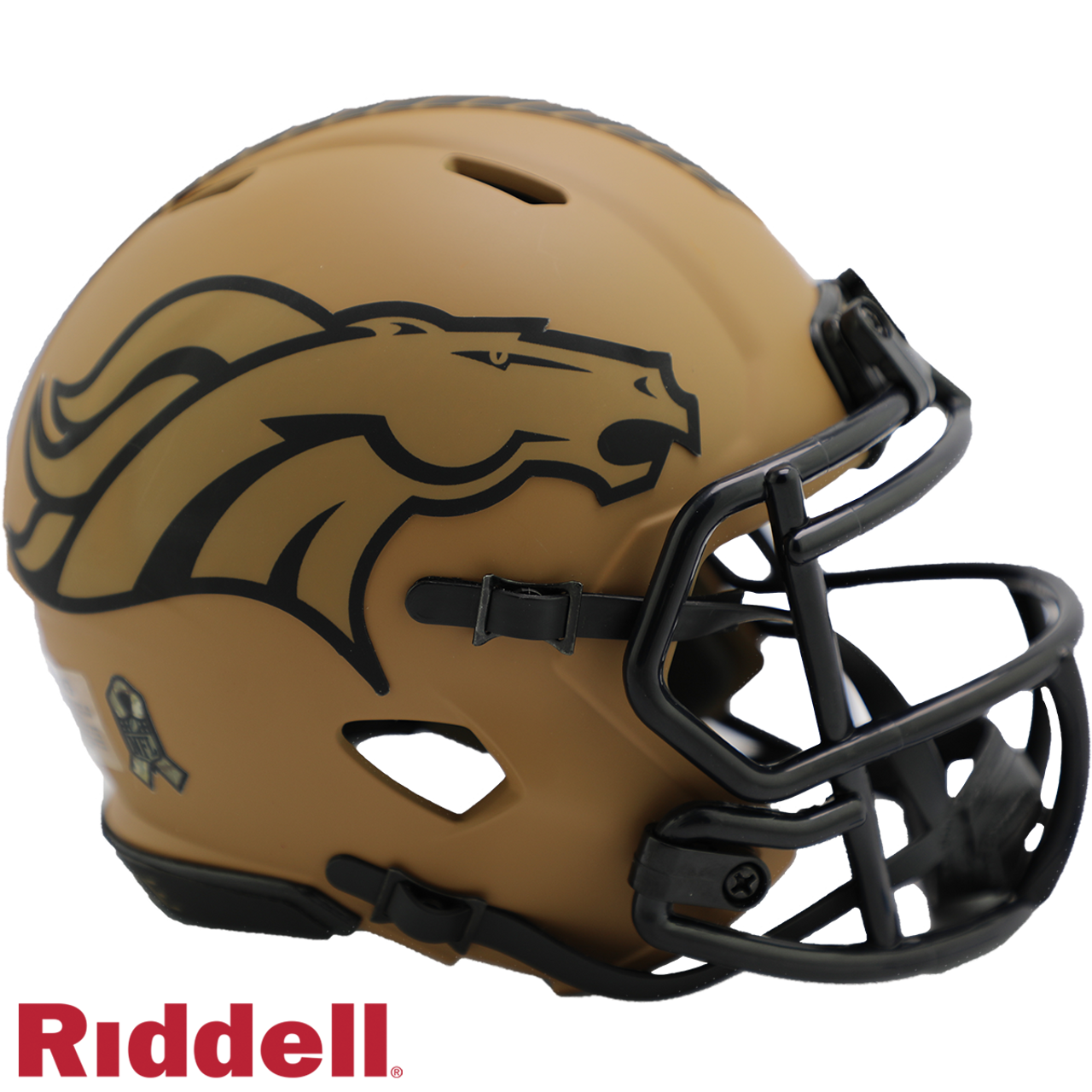 Denver Broncos Helmet Riddell Replica Mini Speed Style Salute To Service 2023