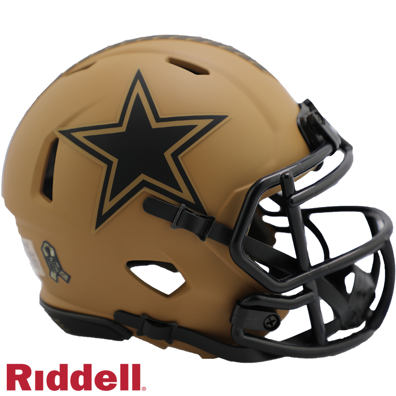 Dallas Cowboys Helmet Riddell Replica Mini Speed Style Salute To Service 2023
