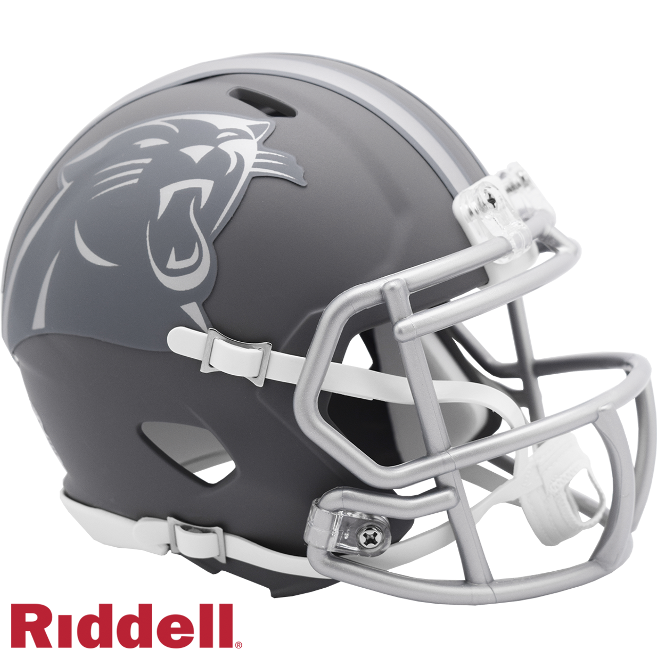 Carolina Panthers Helmet Riddell Replica Mini Speed Style Slate Alternate
