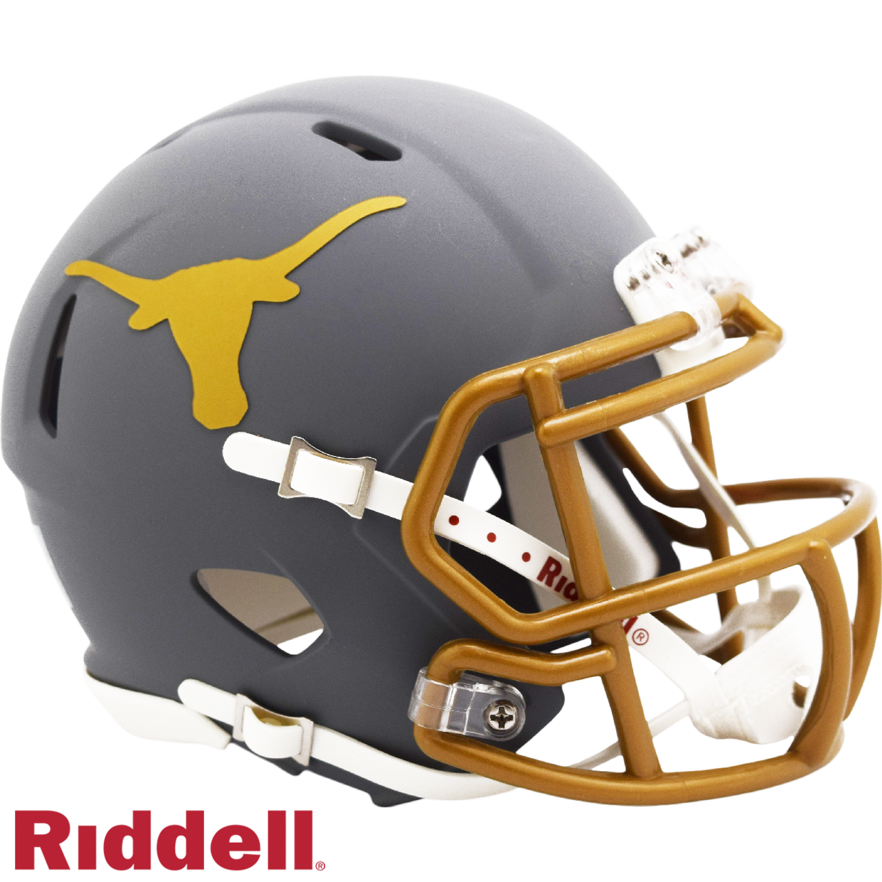 Texas Longhorns Helmet Riddell Replica Mini Speed Style Slate Alternate