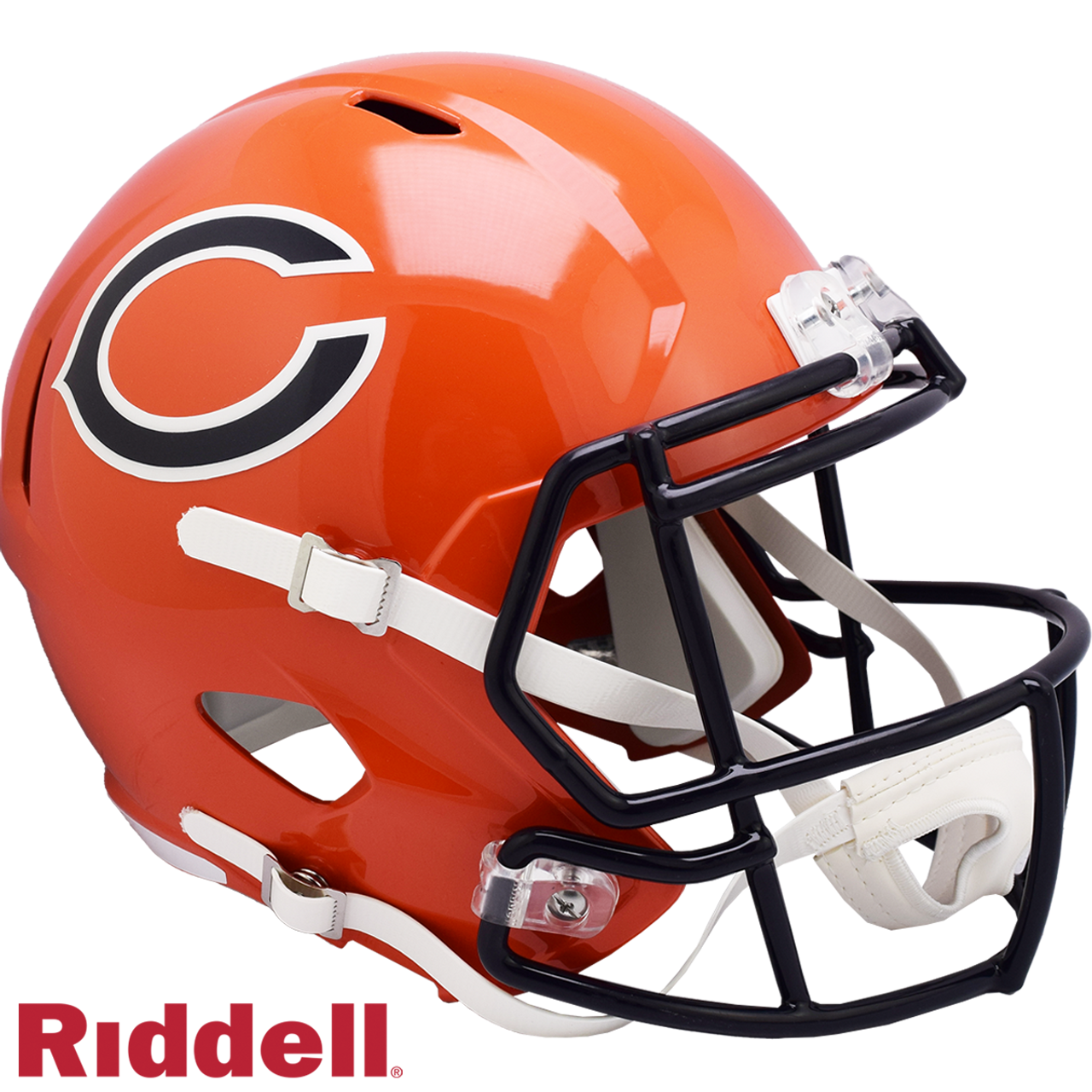 Chicago Bears Helmet Riddell Replica Full Size Speed Style On-Field Alternate