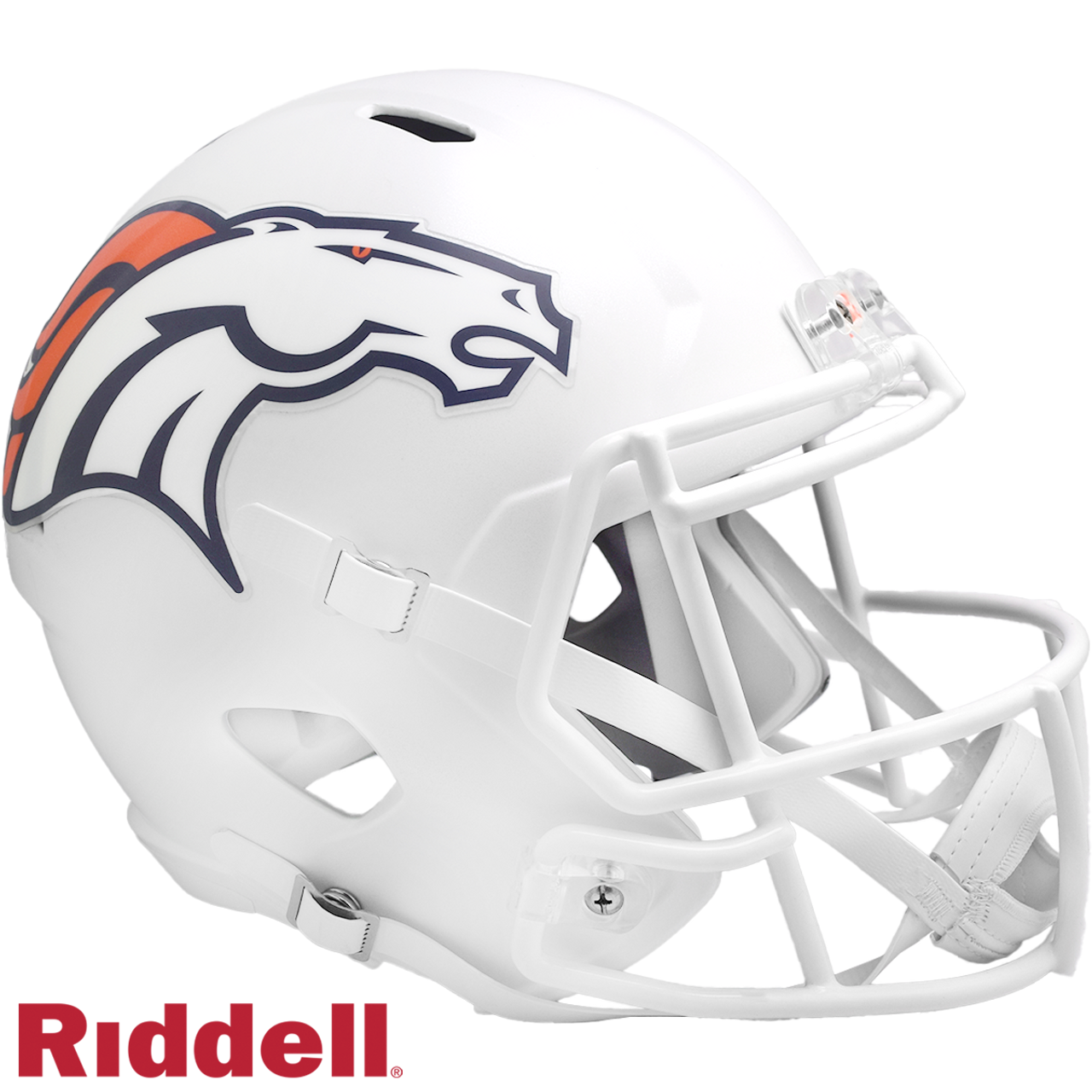 Denver Broncos Helmet Riddell Replica Full Size Speed Style On-Field Alternate 2024