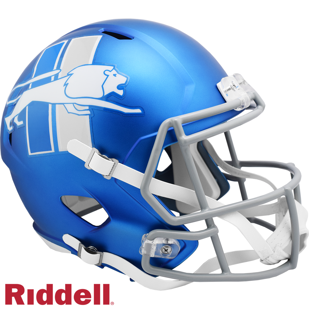 Detroit Lions Helmet Riddell Replica Full Size Speed Style On-Field Alternate 2023