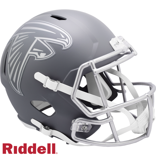 Atlanta Falcons Helmet Riddell Replica Full Size Speed Style Slate Alternate