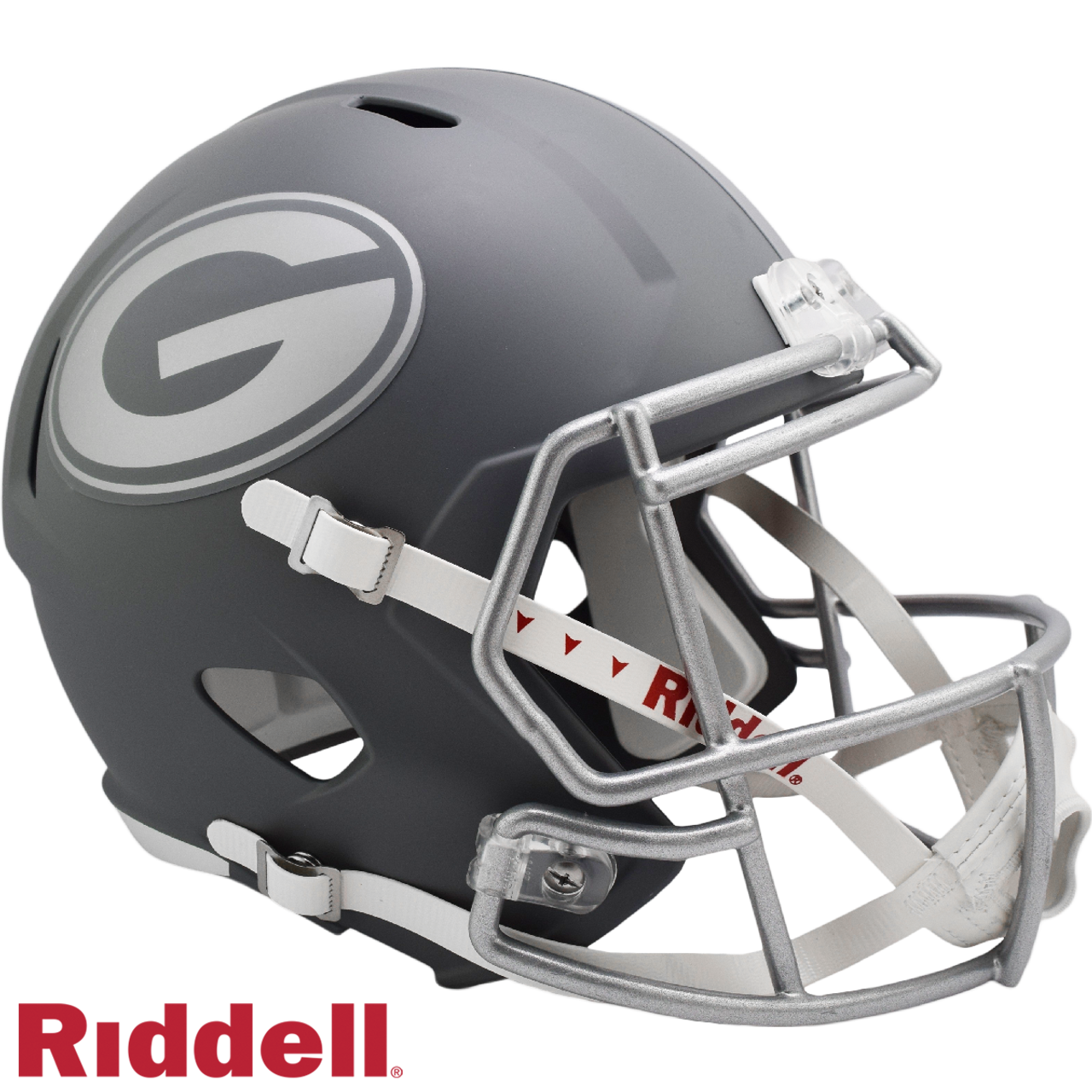Georgia Bulldogs Helmet Riddell Replica Full Size Speed Style Slate Alternate