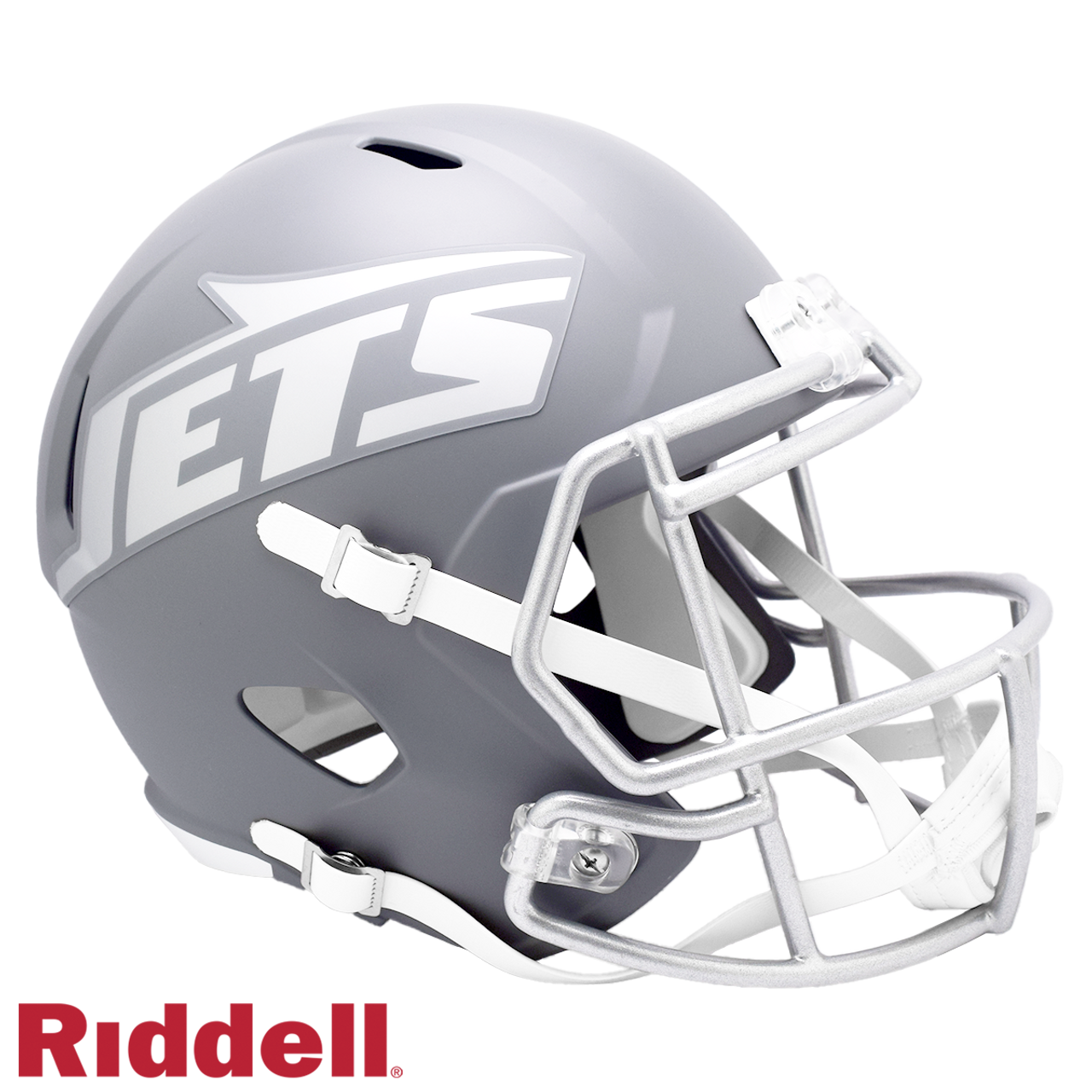 New York Jets Helmet Riddell Replica Full Size Speed Style Slate Alternate 2024
