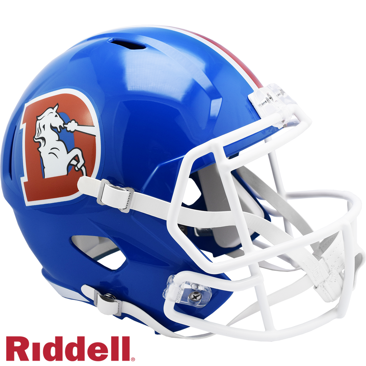Denver Broncos Helmet Riddell Replica Full Size Speed Style 1975-1996 T/B