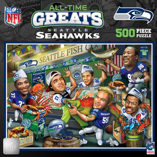 Seattle Seahawks Puzzle 500 Piece All-Time Greats