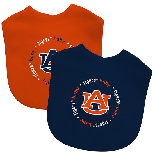 Auburn Tigers Baby Bib 2 Pack