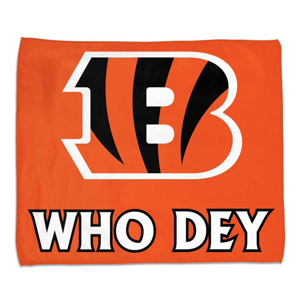 Cincinnati Bengals Towel 15x18 Rally Style Full Color