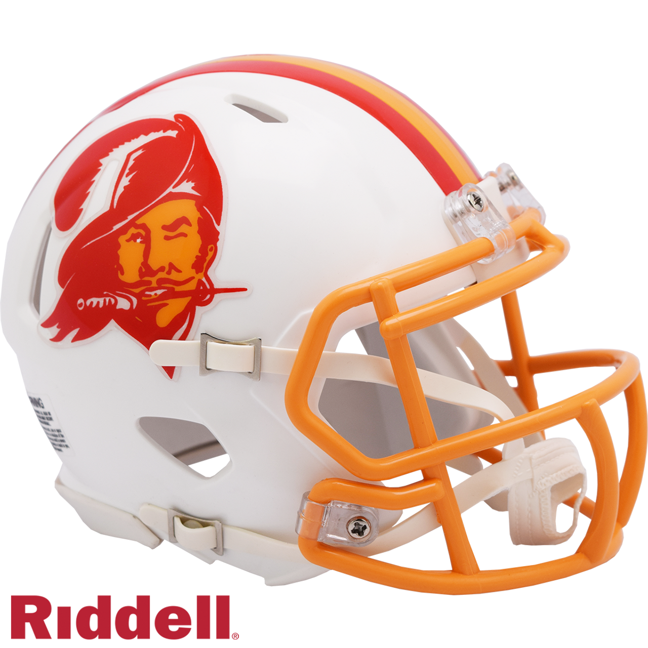 Tampa Bay Buccaneers Helmet Riddell Replica Mini Speed Style 1976-1996 T/B