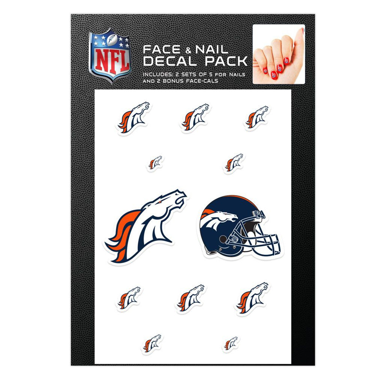 Denver Broncos Nail Cals