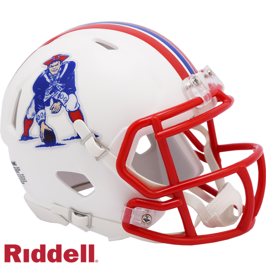 New England Patriots Helmet Riddell Replica Mini Speed Style 1990-1992 T/B