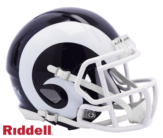 Los Angeles Rams Helmet Riddell Replica Mini Speed Style 2017-2019 T/B