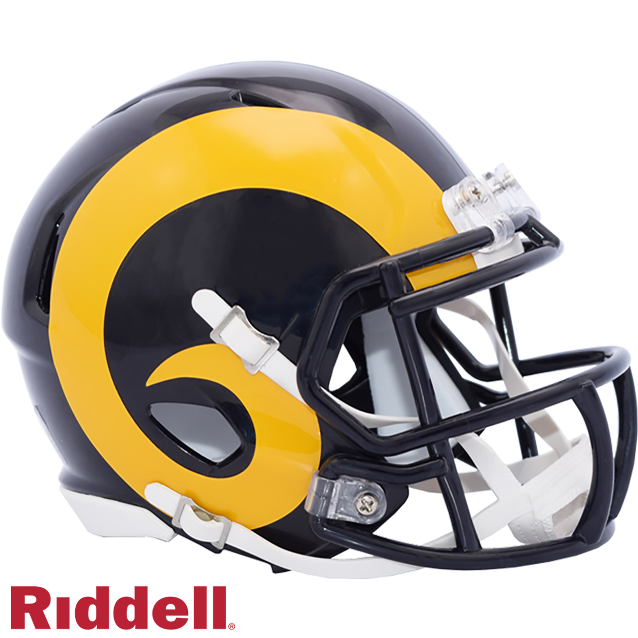 Los Angeles Rams Helmet Riddell Replica Mini Speed Style 1981-1999 T/B