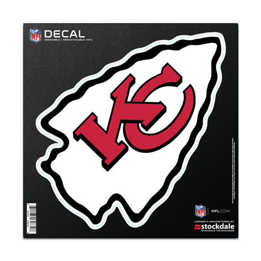 Kansas City Chiefs Decal 6x6 All Surface Logo